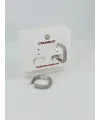 Rodyum Zirkon Taşlı Pirinç Küpeler - Kp00446