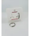 Rodyum Zirkon Taşlı Pirinç Küpeler - Kp00488