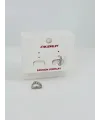 Rodyum Zirkon Taşlı Pirinç Küpeler - Kp00519