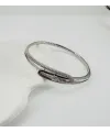 Rodyum Zirkon Taşlı Pirinç  Xuping Bileklik 5.6 Mm - Kbl0214