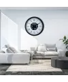 Roma Signature 60 Cm Çarklı Siyah Duvar Saati