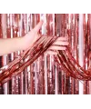 Rose Gold Püsküllü Kapı Perdesi - Parti, Bekarlığa Veda, Doğum Günü 1x2 M