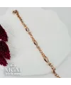 Rose  Zirkon Taşlı Pirinç Bileklikler 16+4 Cm - IEG0041