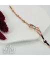 Rose  Zirkon Taşlı Pirinç Bileklikler 17+2 Cm - IEG0072