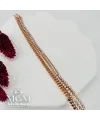 Rose  Zirkon Taşlı Pirinç Bileklikler 19 Cm - IEG0068