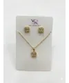 Rose Zirkon Taşlı Zincir : Çelik Ürünler 40+5 Cm - Set0042