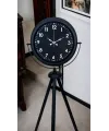 Royal Black Tripod Ayaklı Modern Tasarım Saat