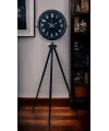 Royal Black Tripod Ayaklı Modern Tasarım Saat