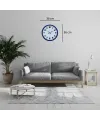 Royal Lacivert 36 Cm Duvar Saati