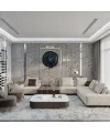 Royal Marble Gold 40 Cm Metal Duvar Saati