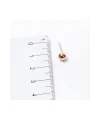 Roz Renk Metal Top Küpe 50 Gram
