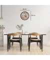 Rustic Bakery Kitchen Kahverengi 36 Cm Duvar Saati