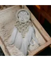 Rüya Kovan Dream Catcher Beyaz Kuş Tüylü