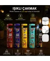 Rüzgar Çakmağı - LED Işıklı - Türkiye Temalı - Renkli