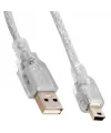 S-Link SL-UK55 USB 2.0 Şeffaf Usb Mini 5 Pin Kablo 5 Metre