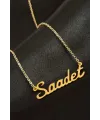 Saadet İsimli Kolye (Kişiye Özel)