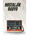 Saatli Fenerli Bluetooth Nostaljik Radyo Aux Sd Usb Girişli Bluetooth Hoparlör