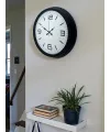 Sade & Şık Siyah 40 Cm Metal Dekoratif Duvar Saati