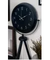 Sade Siyah Tripod Ayaklı Saat