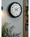 Şaheser Tasarım Zarif Desenli 40 cm Metal Duvar Saati