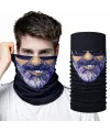 Sakallı Yüz Desenli Baf Buff – Çok Amaçlı Boyunluk & Maske 1 No