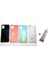 SAMSUNG A51 A515 Arka Batarya Pil Kapağı SİYAH (B7