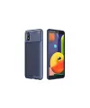 Samsung Galaxy A01 Core Kılıf Auto Focus Karbon Kapak - Lacivert