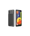 Samsung Galaxy A01 Core Kılıf Auto Focus Karbon Kapak - Siyah