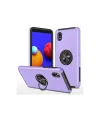 Samsung Galaxy A01 Core Kılıf Elit Yüzüklü Kapak - Mor