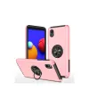 Samsung Galaxy A01 Core Kılıf Elit Yüzüklü Kapak - Pembe