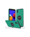Samsung Galaxy A01 Core Kılıf Elit Yüzüklü Kapak - Yeşil