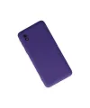 Samsung Galaxy A01 Core Kılıf Nano İçi Kadife Silikon - Mor
