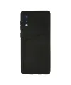 Samsung Galaxy A02 Kılıf Kelvin Kartvizitli Silikon - Siyah