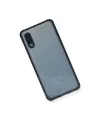 Samsung Galaxy A02 Kılıf Miami Şeffaf Silikon - Lacivert