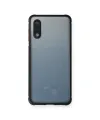 Samsung Galaxy A02 Kılıf Miami Şeffaf Silikon - Siyah