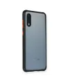 Samsung Galaxy A02 Kılıf Miami Şeffaf Silikon - Siyah