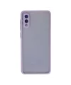 Samsung Galaxy A02 Kılıf Montreal Silikon Kapak - Mor