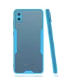 Samsung Galaxy A02 Kılıf Platin Silikon - Mavi