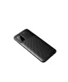 Samsung Galaxy A02s Kılıf Auto Focus Karbon Kapak - Siyah