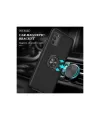 Samsung Galaxy A02s Kılıf Elit Yüzüklü Kapak - Siyah