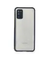 Samsung Galaxy A02s Kılıf Miami Şeffaf Silikon - Lacivert