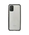 Samsung Galaxy A02s Kılıf Miami Şeffaf Silikon - Siyah