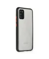 Samsung Galaxy A02s Kılıf Miami Şeffaf Silikon - Siyah