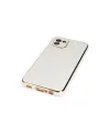 Samsung Galaxy A03 Kılıf Volet Silikon - Beyaz