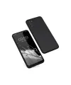 Samsung Galaxy A03s Kılıf First Silikon - Siyah
