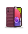 Samsung Galaxy A03s Kılıf Optimum Silikon - Bordo