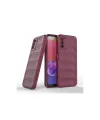 Samsung Galaxy A03S Kılıf Optimum Silikon - Bordo