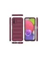 Samsung Galaxy A03s Kılıf Optimum Silikon - Bordo