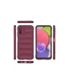 Samsung Galaxy A03S Kılıf Optimum Silikon - Bordo