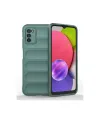 Samsung Galaxy A03s Kılıf Optimum Silikon - Koyu Yeşil